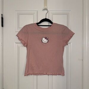 Old Navy Pink Short Sleeve Tees Casual Graphic